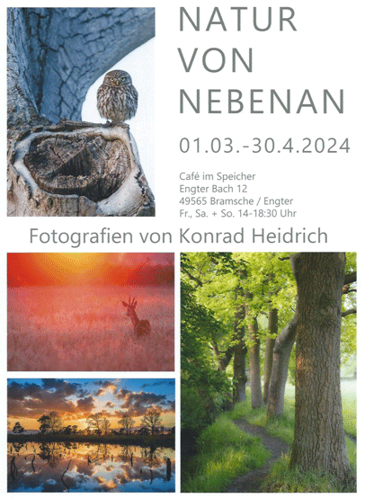 Ausstellung Fotografien von Konrad Heidrich
